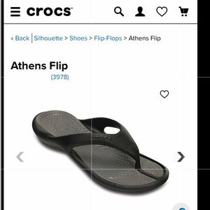 Crocs Athens men’s flip flop sz 11 NWT